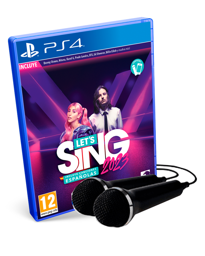 Let's sing 2023 (incluye canciones españolas) + 2 micros