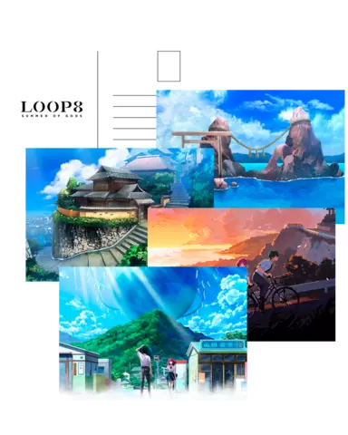 Set de 4 Postales Loop8
