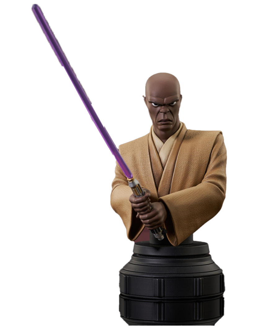 Busto mace windu star wars the clone wars 15 cm