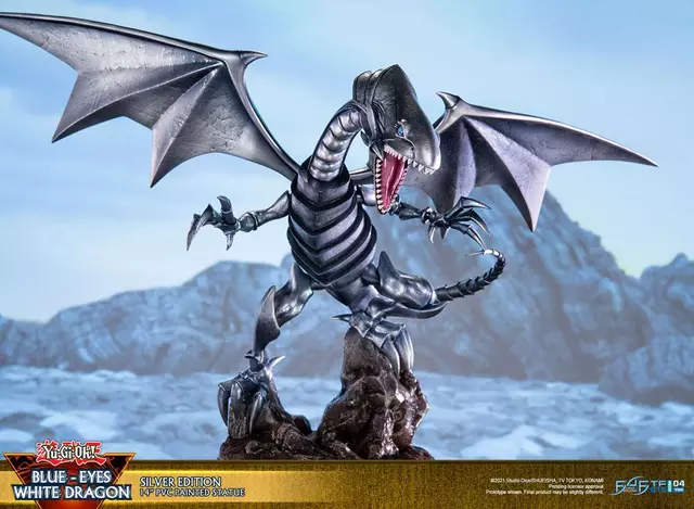 Comprar Figura Blue Eyes White Dragon Plateado Yu-Gi-Oh 35cm Figuras de Videojuegos Estándar screen 6