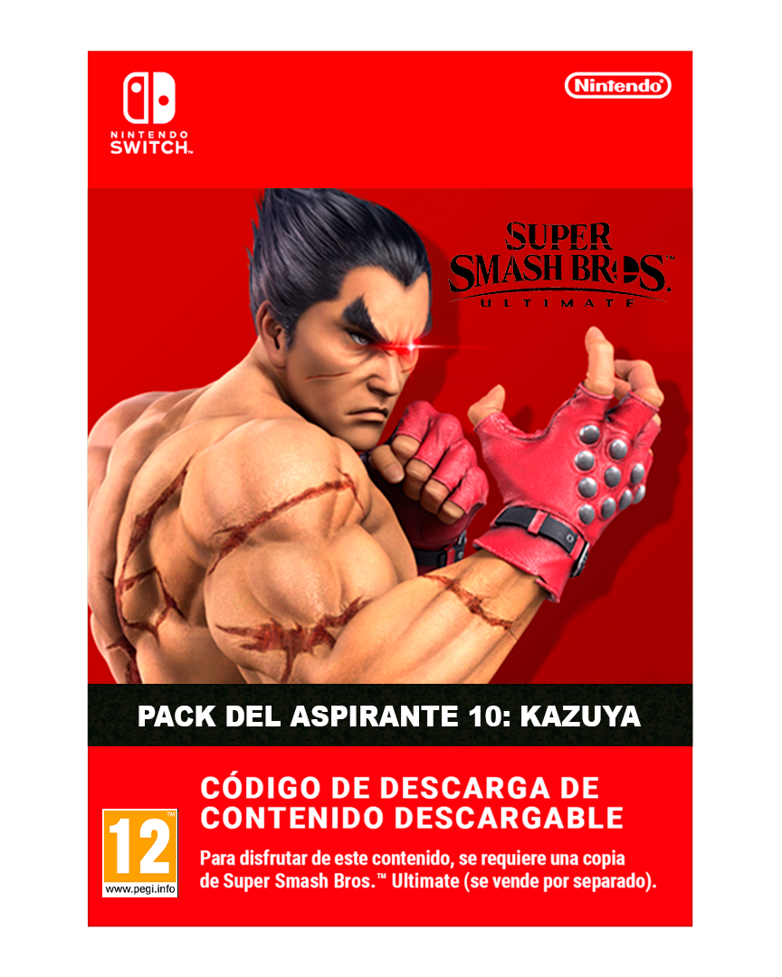 Super smash bros. ultimate - pack del aspirante 10: kazuya