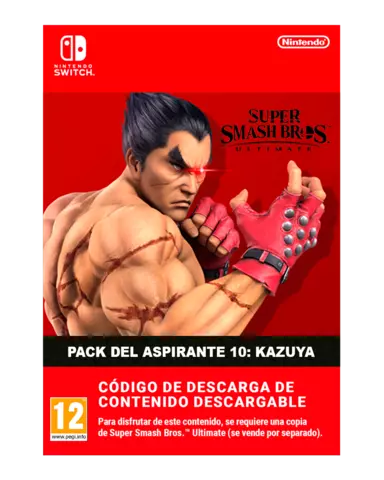 Smash Ultimate - Pack del Aspirante 10: Kazuya - Switch, de Contenido 10, Nintendo eShop | xtralife