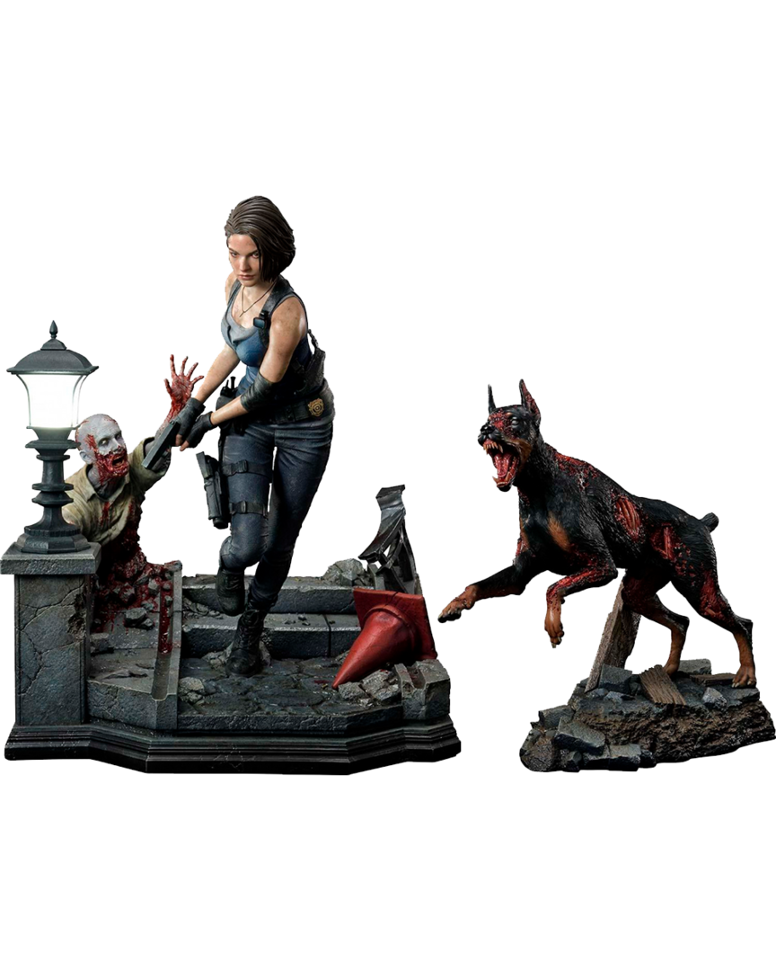 Estatua jill valentine ultimate premium resident evil 3 edición deluxe 50 cm