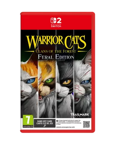 Carátula de Warrior Cats: Clans of the Forest Edición Feral para Switch 2 (edición PAL España)