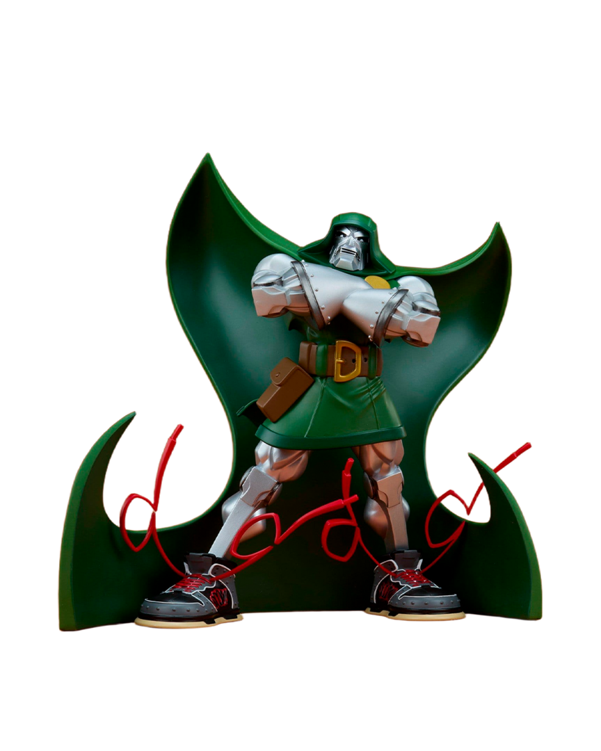 Estatua dr. doom marvel designer collectible sideshow collectibles