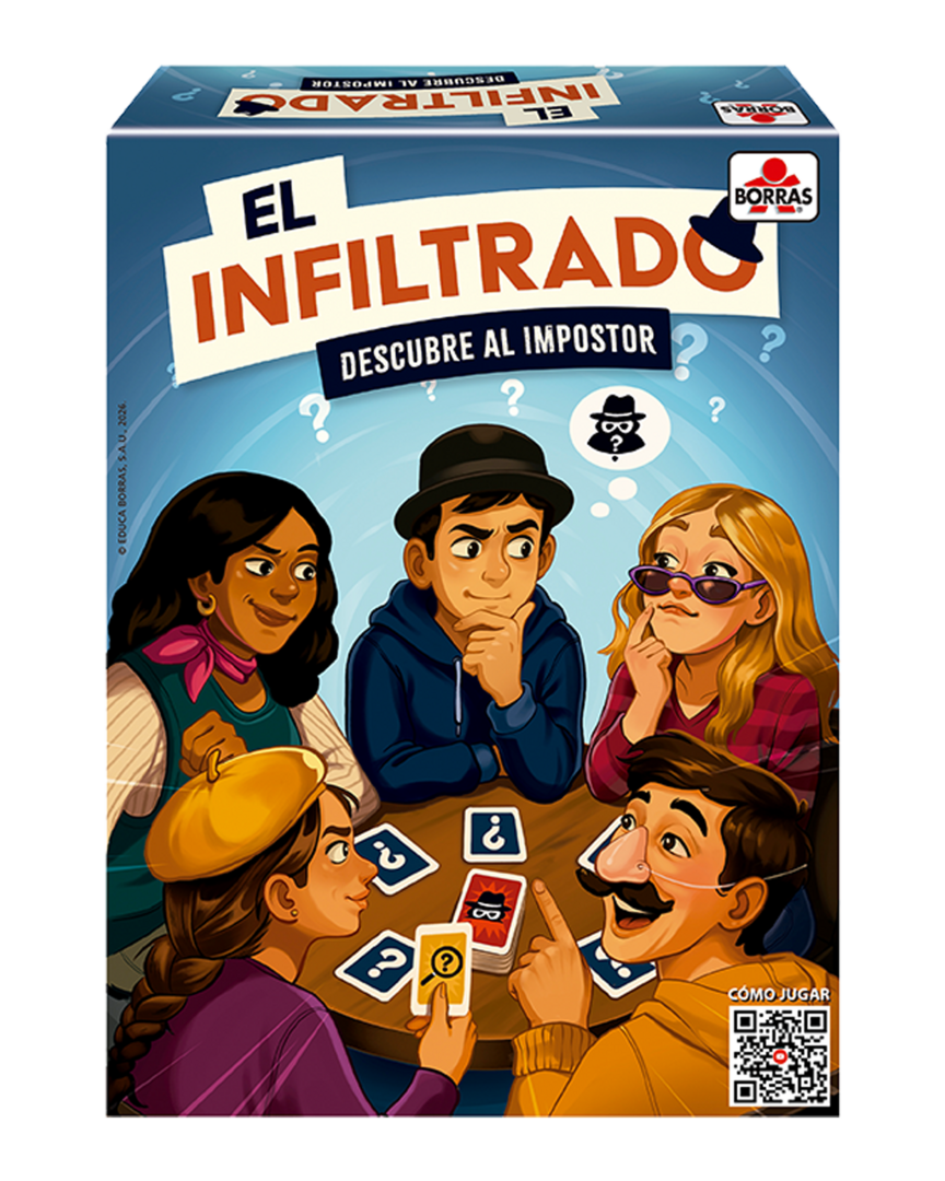 Juego de mesa el infiltrado (descubre el impostor)