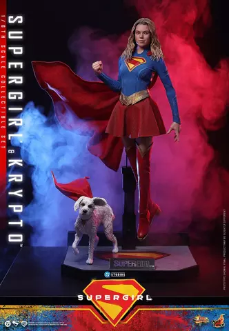 Figuras Supergirl & Krypto Supergirl DC Comics Movie Masterpiece 1/6 Hot Toys