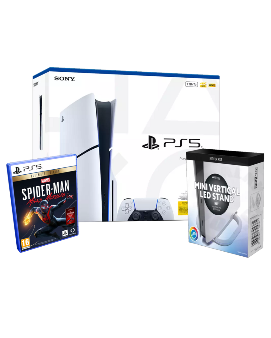 Consola PS5 Chassis E + Spider-Man: Miles Morales Ultimate Edition