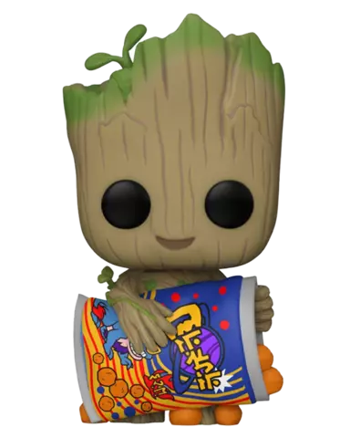 Reservar Figura POP! Groot con puffs sabor a queso Yo soy Groot Marvel 9cm - Figura