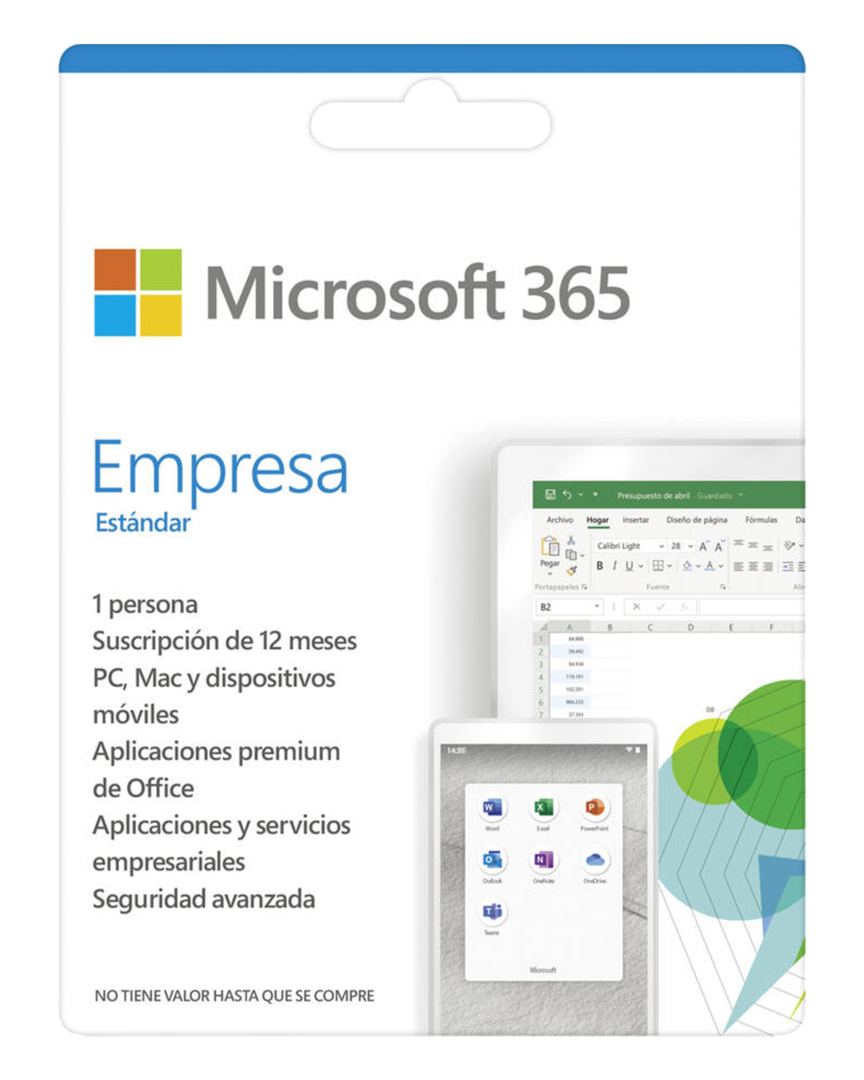 Microsoft 365 Empresa Estándar 1 Año