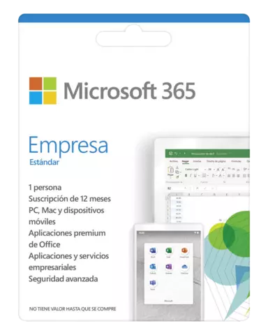 Comprar Microsoft 365 Empresa Estándar 1 Año PC Microsoft