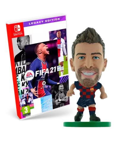 Comprar FIFA 21 Edición Legacy + Figura Gerard Piqué SoccerStarz Switch Pack Piqué