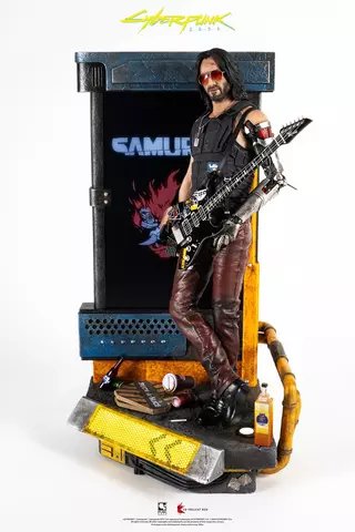 Comprar Estatua Johnny Silverhand Cyberpunk 2077 34 cm Figuras Estatua Johnny Silverhand 34cm