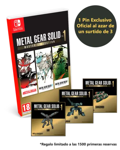 Reservar Metal Gear Solid: Master Collection - Volumen 1 Edición Day One Switch Estándar