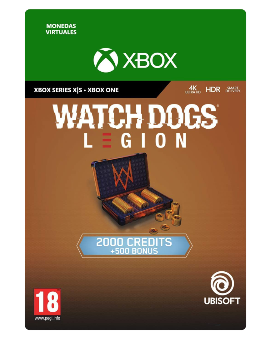 Watch dogs legion 2500 créditos wd