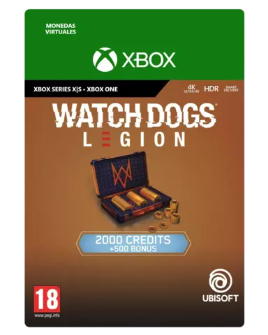 Comprar Watch Dogs Legion 2500 Créditos WD Xbox Live Xbox One