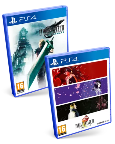 Comprar Final Fantasy VII Remake + Final Fantasy VIII Remasterizado PS4 Pack Doble