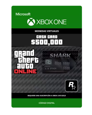 Comprar Grand Theft Auto V: Bull Shark Cash Card Xbox Live Xbox One