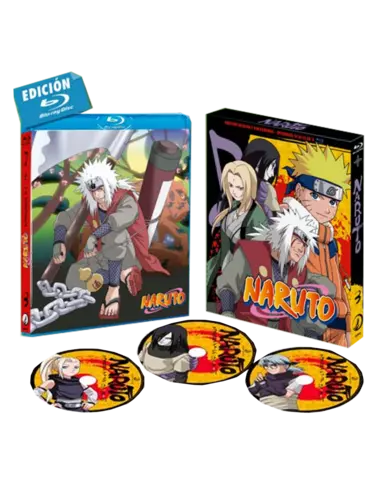 Comprar Naruto Box 3 Episodios 51-75 Blu-Ray  - Blu-Ray, Estándar Blu-ray