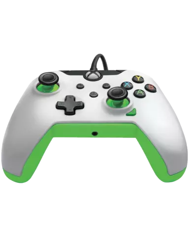 Comprar Mando Neon White Blanco/Verde Licenciado con Cable + Auriculares Gaming LVL1 Blanco Camo Xbox Series