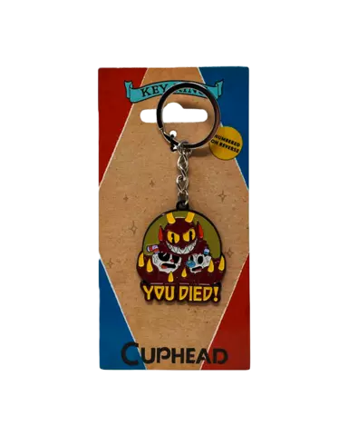Comprar Llavero Metálico Cuphead You Died! Limited Edition 4 cm - 
