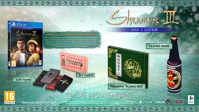 Comprar Shenmue III Edición Day One PS4 Day One