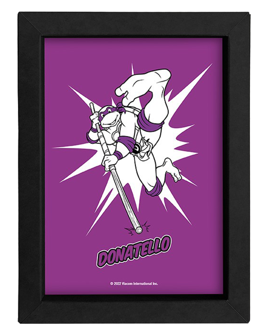 Cuadro donatello teen mutant ninja turtles frame kraft edición pop color 15*20cm