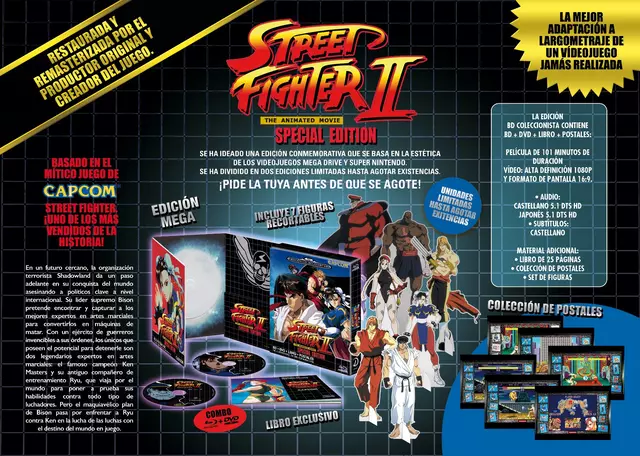 Comprar Street Fighter II Edicion Mega Coleccionista Blu-ray + DVD Blu-Ray Mega Coleccionista - Blu-ray