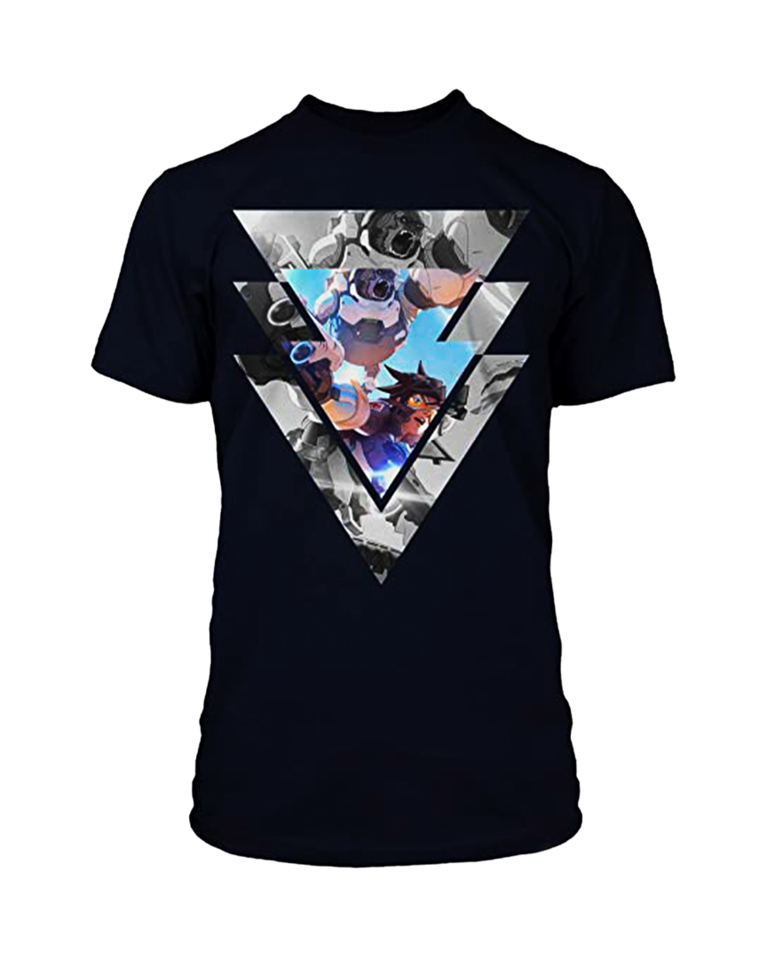Camiseta azul mujer overwatch for the good talla m