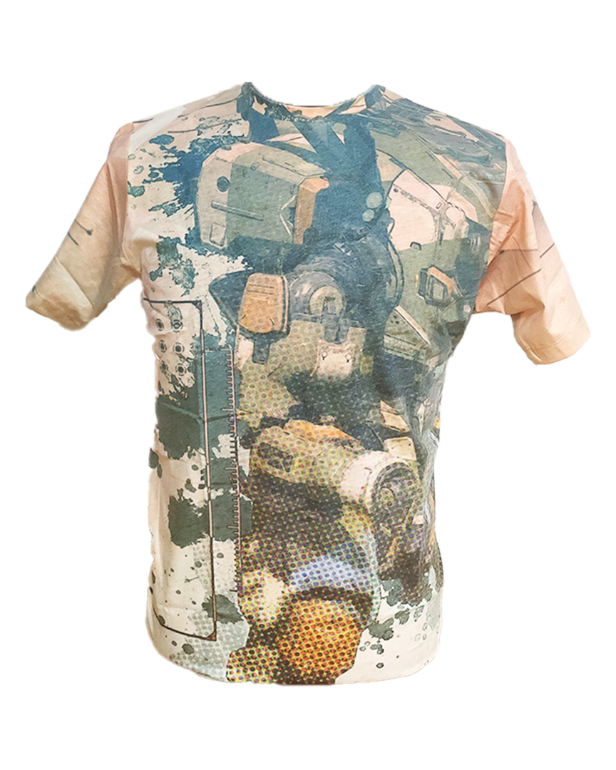 Camiseta salmón bt7274 titanfall 2 talla l