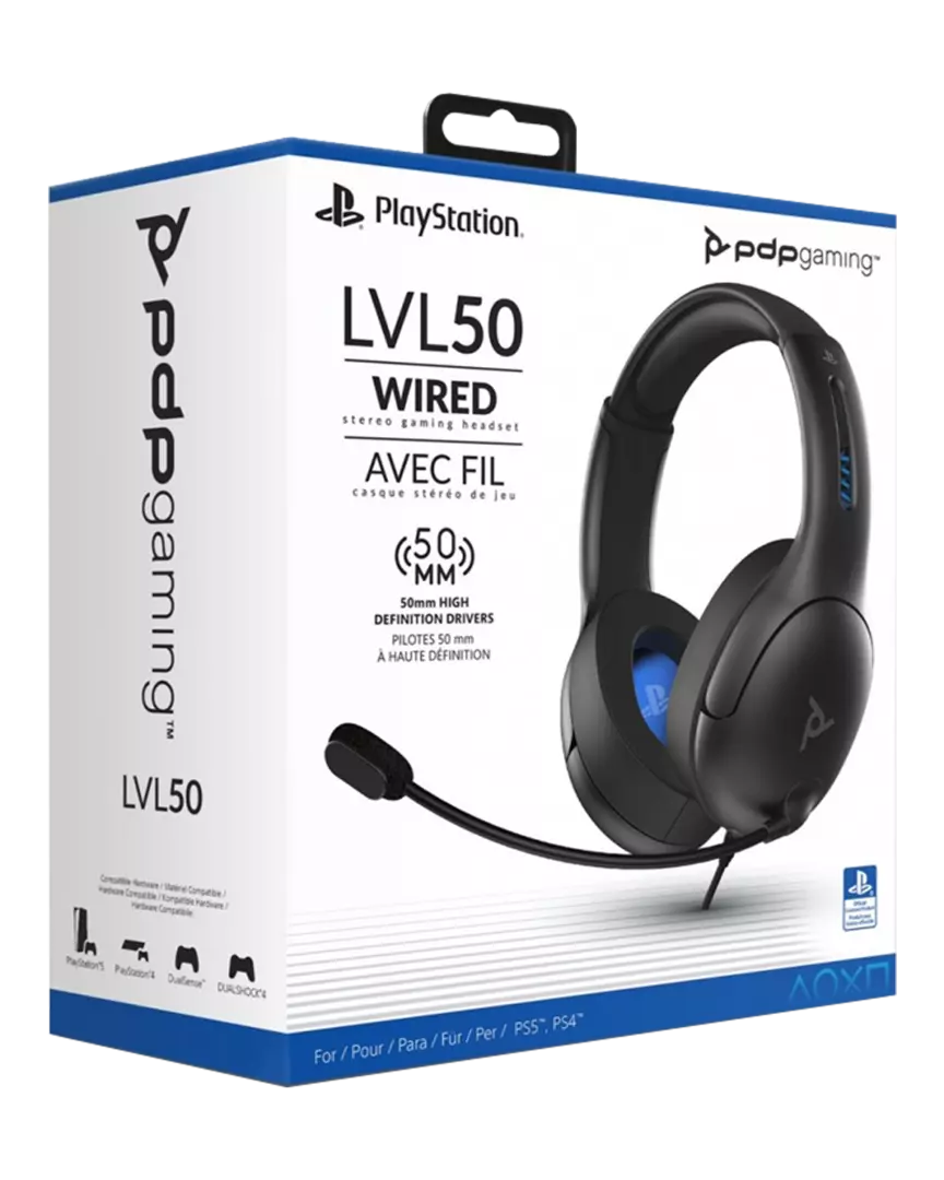 Auriculares Gaming LVL50 para PS4 - Gris