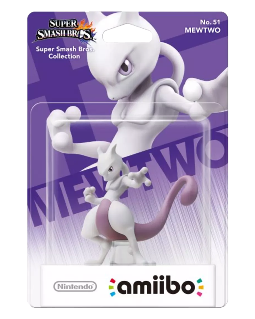 Figura amiibo mewtwo (serie ssb)