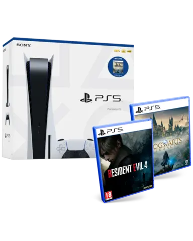 Comprar PS5 Consola + Hogwarts Legacy + Resident Evil 4 Remake PS5 Pack Resident Evil 4 Remake