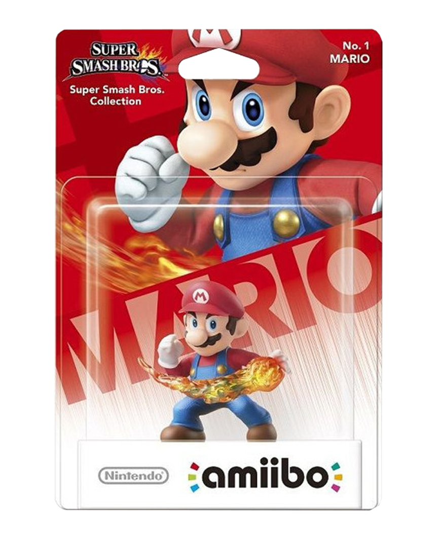 Figura amiibo mario (serie ssb)