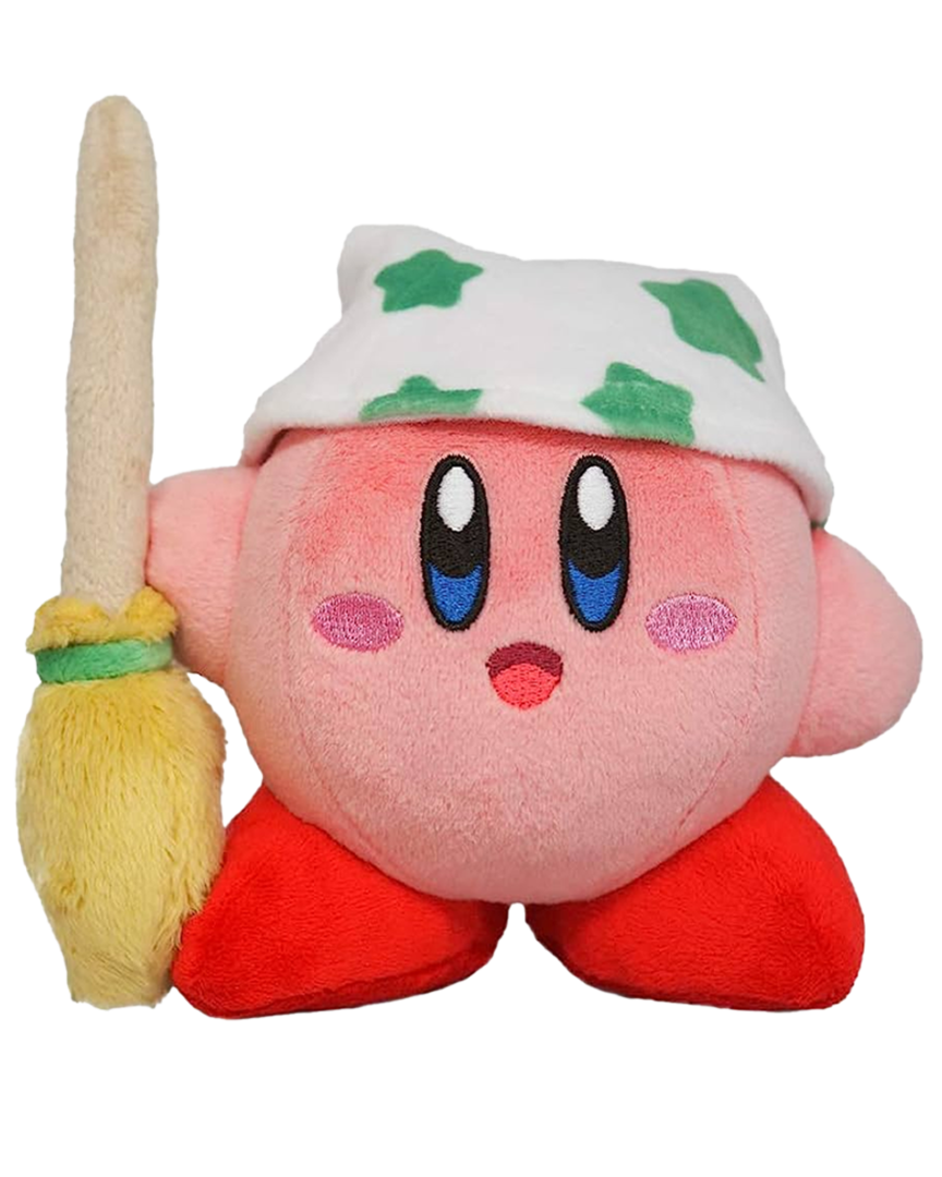 Peluche kirby cleaning