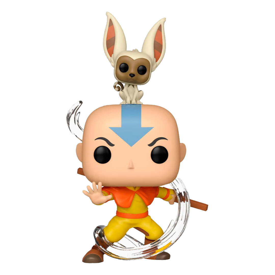 Figura pop! aang con momo avatar: the last airbender 9 cm