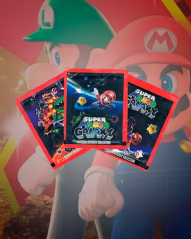Comprar Pack de 10 Sobres de Pegatinas Super Mario Galaxy Pack 10 Sobres