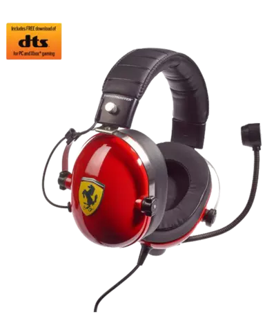 Comprar Auriculares Thrustmaster T.Racing Scuderia Ferrari con DTS - PC, PS4, Xbox One, Switch, Auriculares