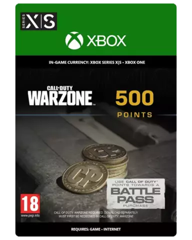 Comprar Call of Duty: Warzone 500 Puntos  Xbox Live Xbox Series