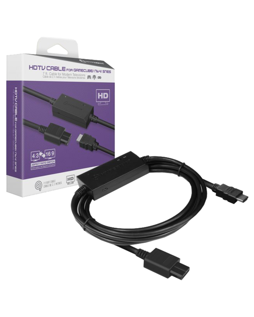 Cable hdmi adaptador gamecube/n64/super nes