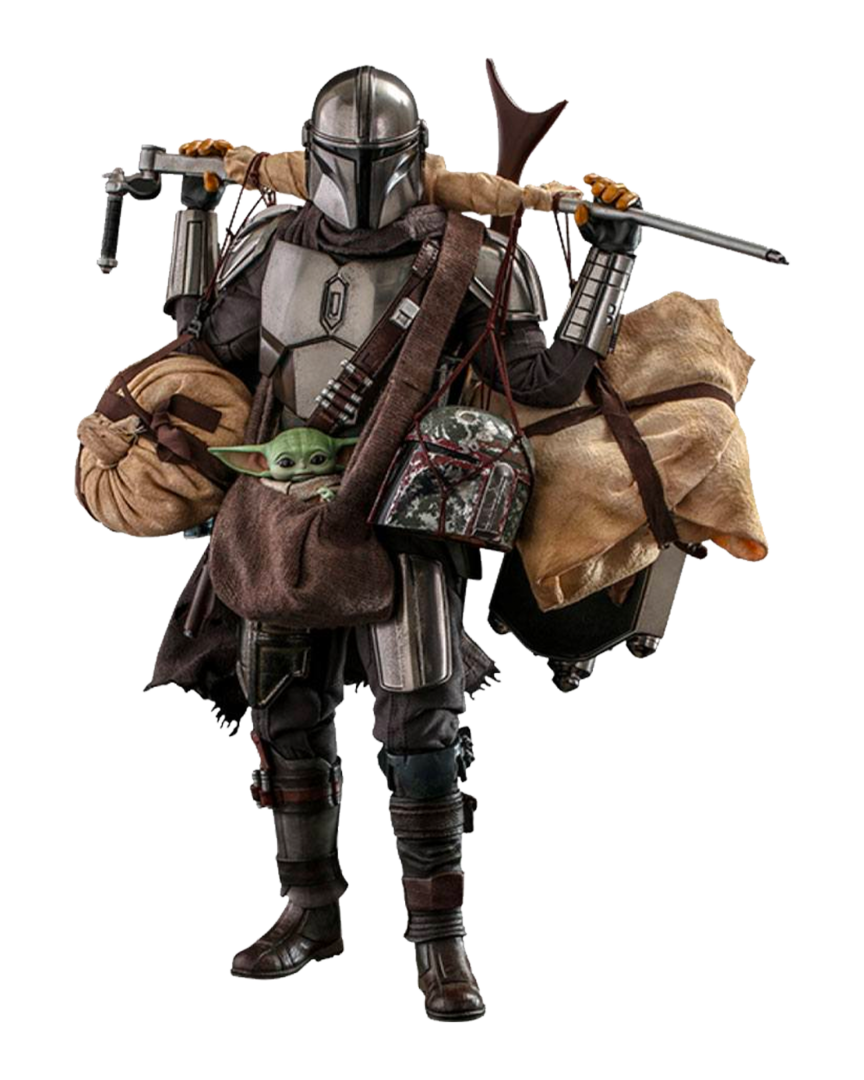 Figura mandalorian & grogu deluxe the mandalorian 30 cm
