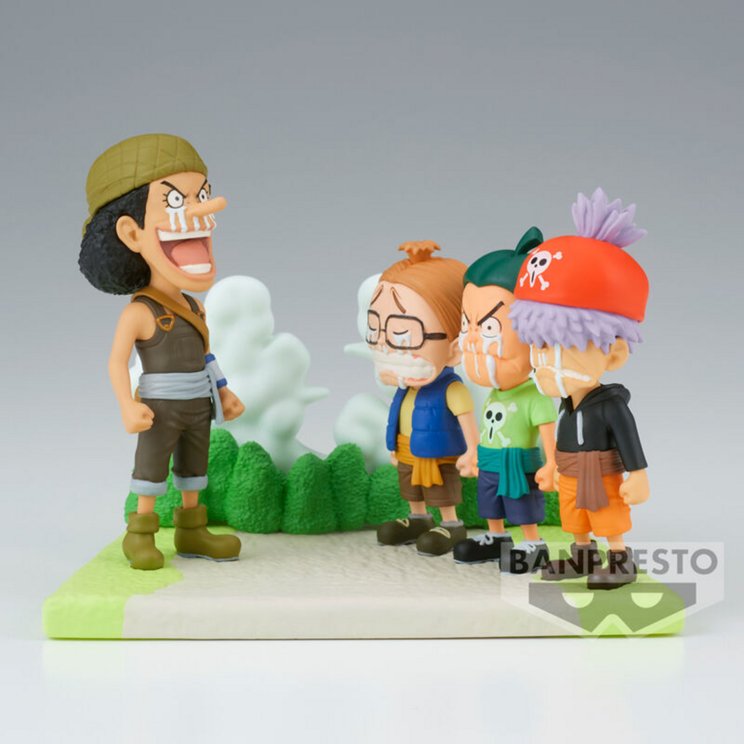 Banpresto Figura de Acción Usopp Pirates One Piece - World Collectable Log Stories 7cm BP88809P Multicolor