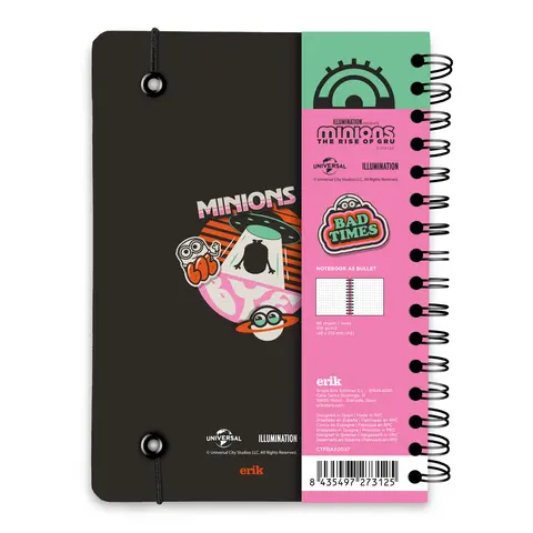 Comprar Cuaderno Tapa Forrada A5 Minions 