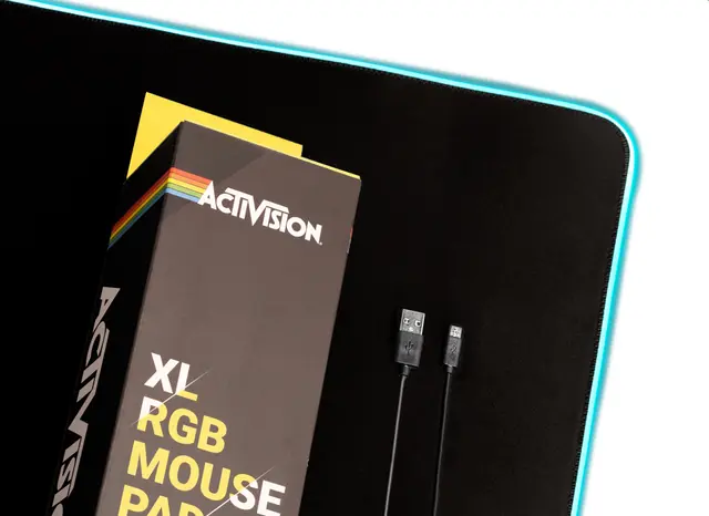 Comprar Alfombrilla Raton XXL Con Luz Led Activision 