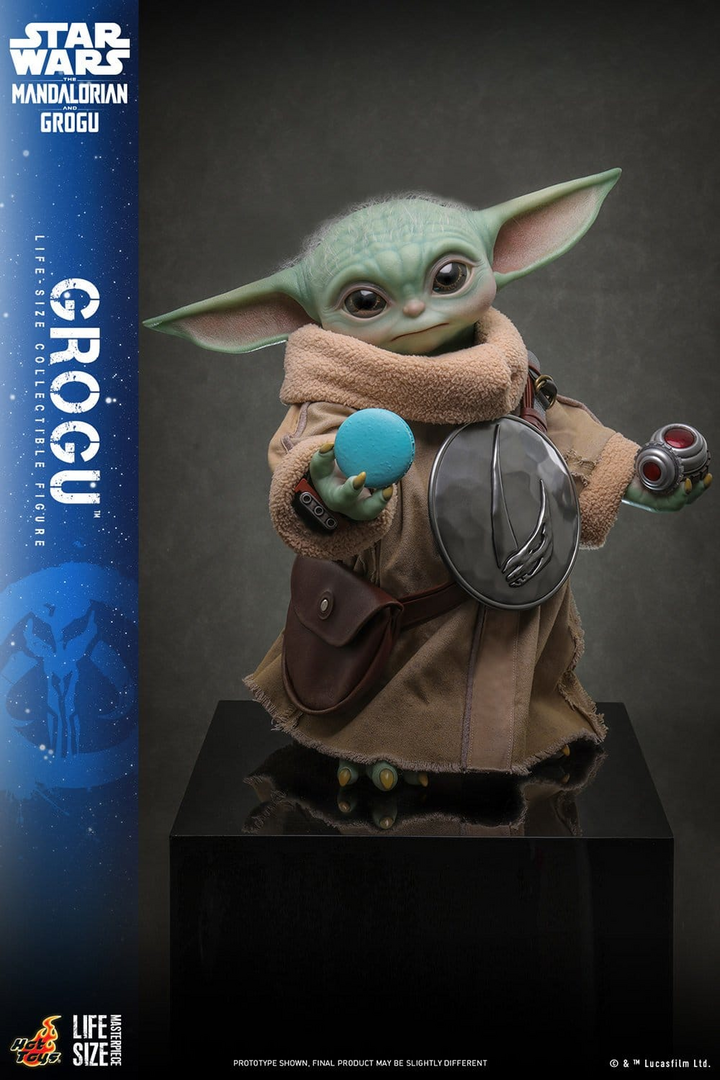 Figura grogu star wars: the mandalorian & grogu hot toys