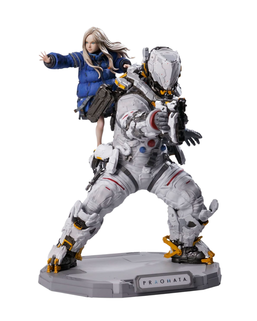 Estatua hugh & diana pragmata builder creator's model capcom