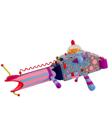 Popcorn Bazooka Killer Klowns From Outer Space Réplica Prop 1/1 con luz y sonido