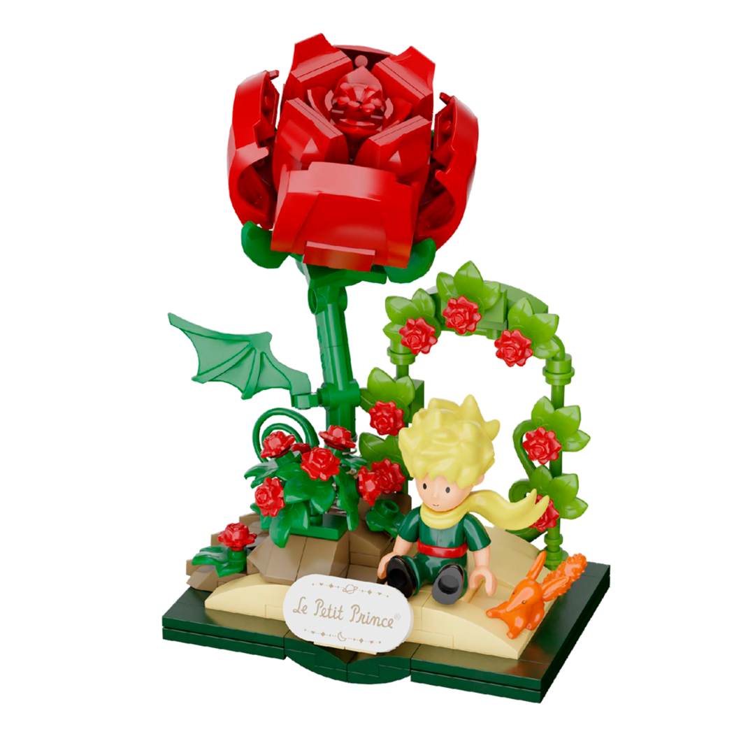 Starry ride rose set de construcción 14,8 cm el principito skatekart series
