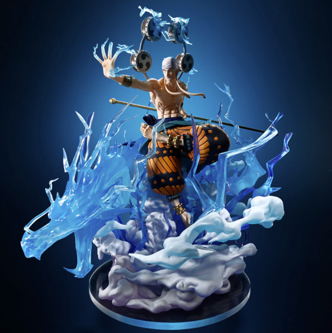 Figura Eneru Sixty Million Volt Lightning Dragon Extra Battle One Piece 30 cm