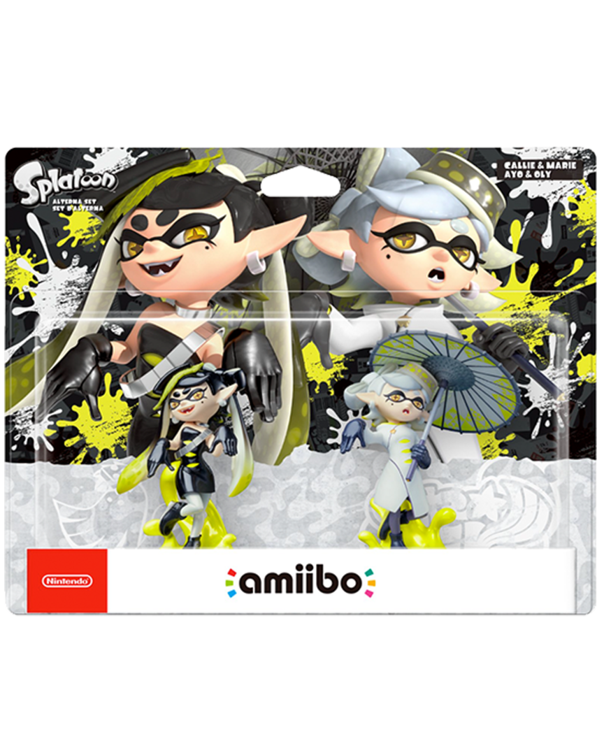 Figura amiibo 2 en 1 callie & marie (serie splatoon)